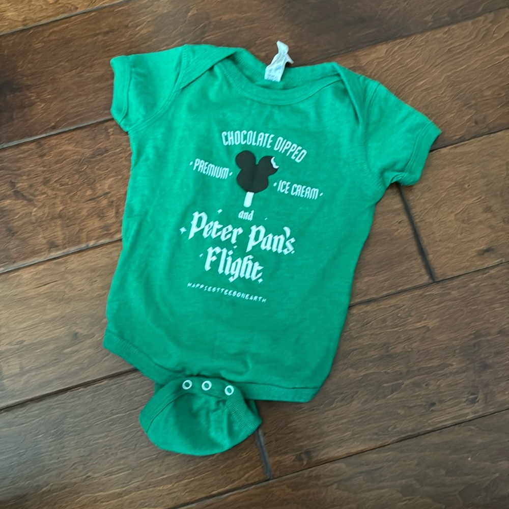 Happiest Tees On Earth Peter Pan Onesie